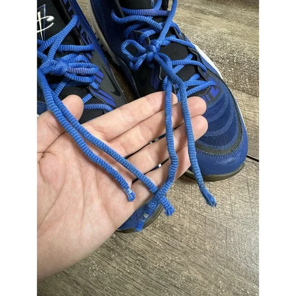 Nike Air Penny 5 Memphis‎ Tigers Men's Size 12 Blue Basketball Shoes 537331-401 - Picture 8 of 9